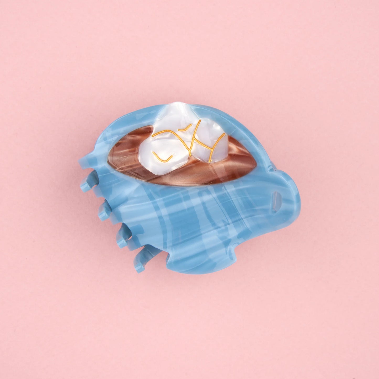 Pince à cheveux chocolat chaud
