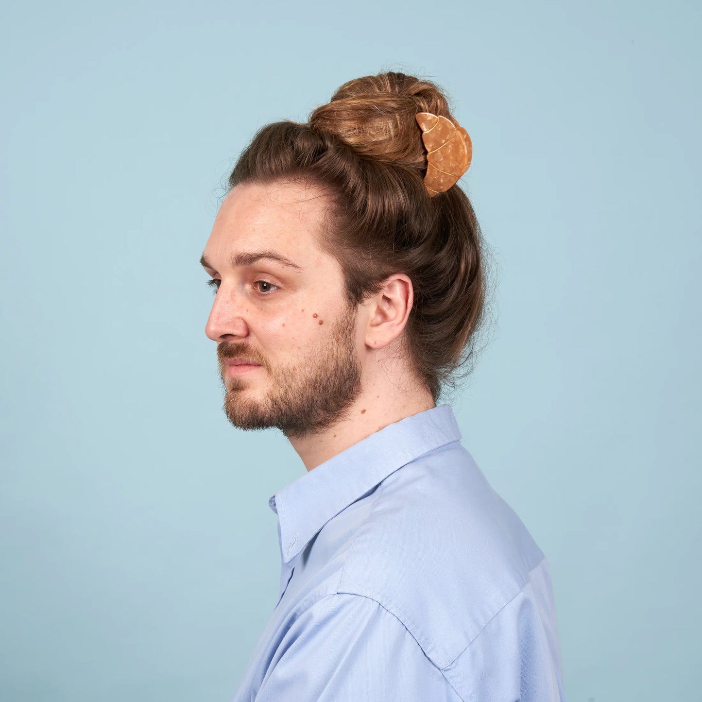 Pince à cheveux croissant