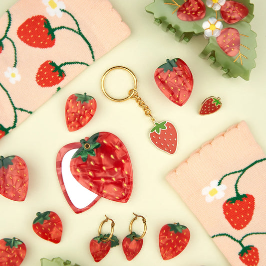 Pince à cheveux fraisier