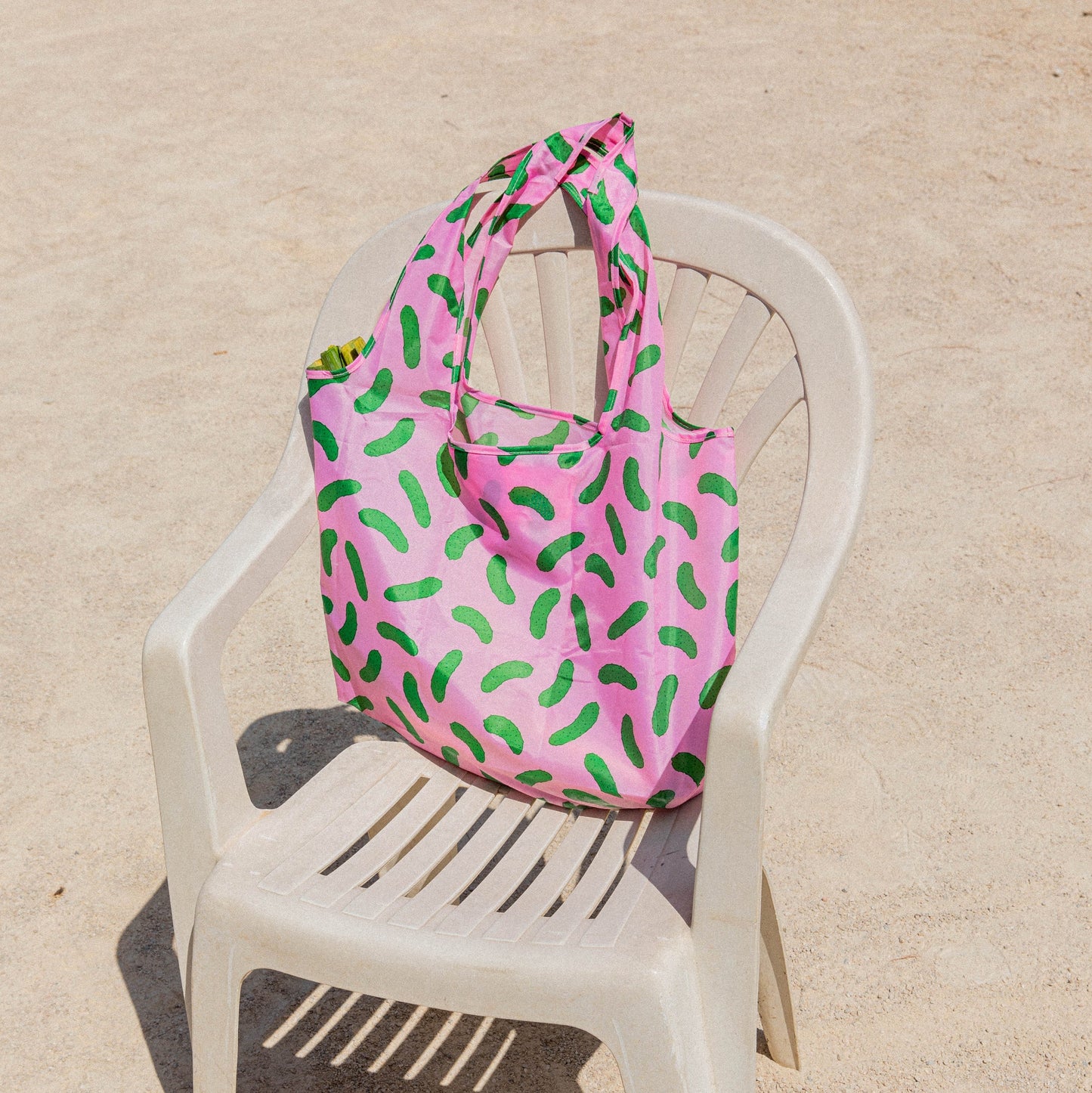 Sac emplettes cornichon