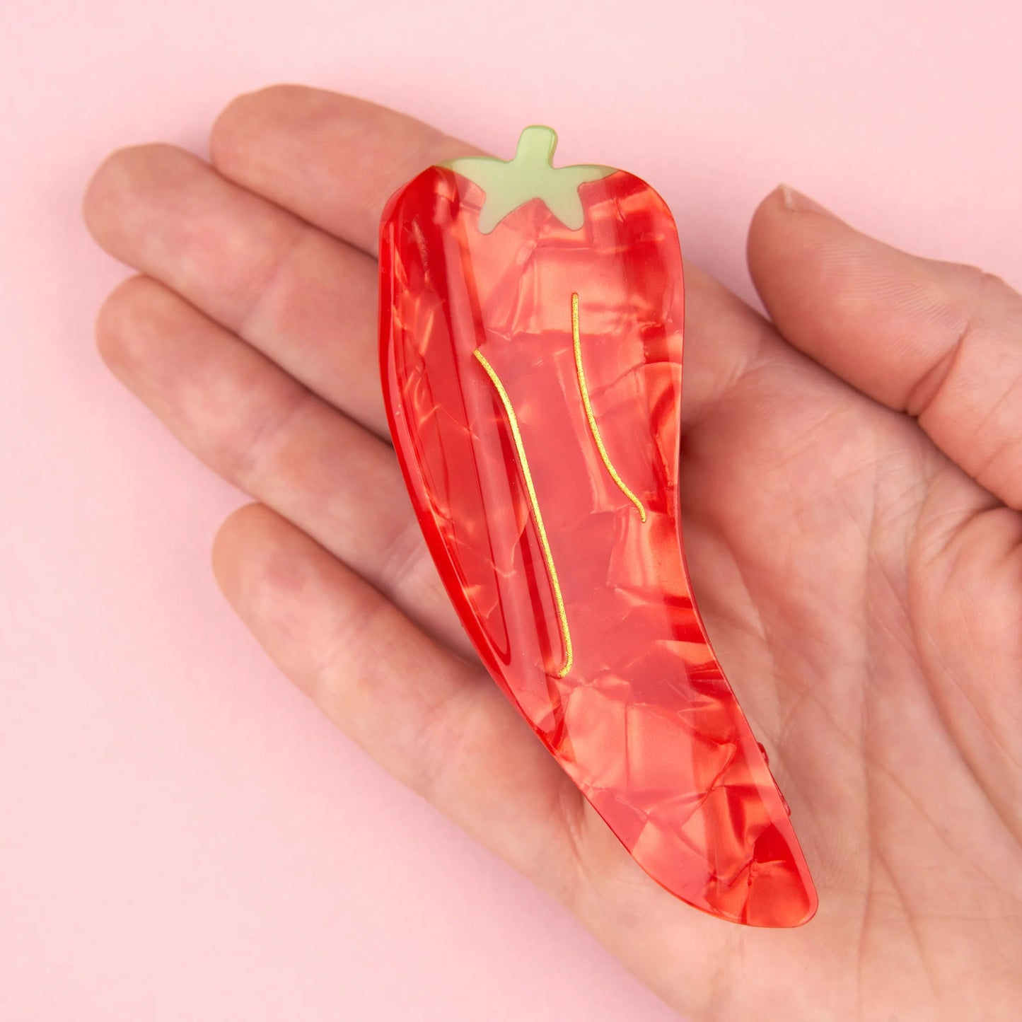 Pince à cheveux piment