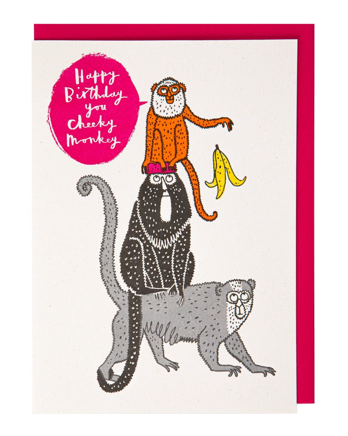 Carte anniversaire Cheeky Monkey Archivist Gallery