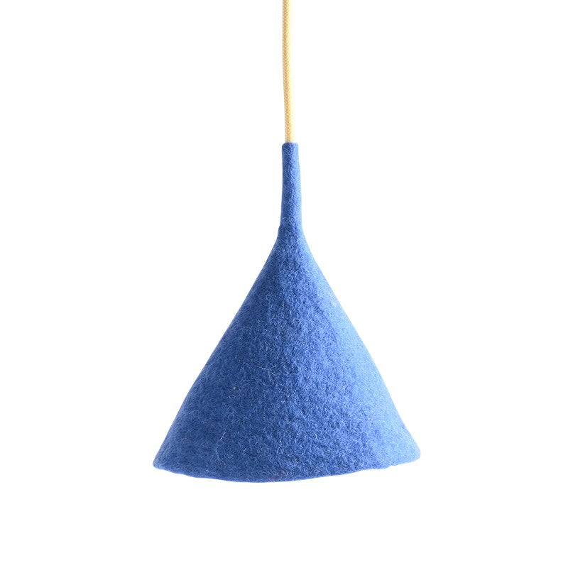 Abat-jour Play Aveva en laine, coloris Cobalt