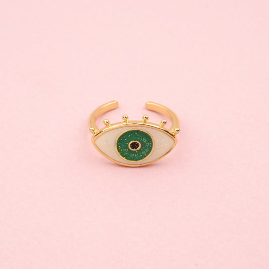 Bague Humeur Oeil Coucou Suzette portée