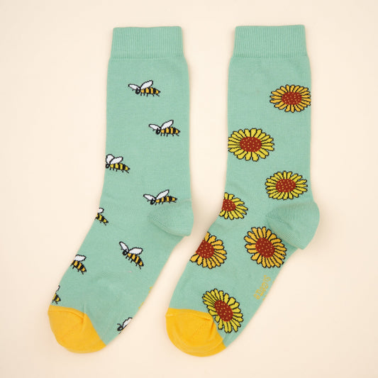 Chaussettes Abeille Coucou Suzette porté