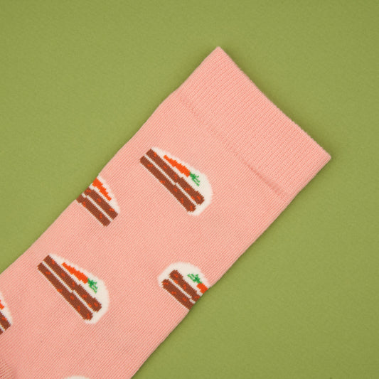 Chaussettes Carrot cake Coucou Suzette porté
