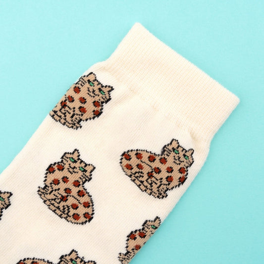 Chaussettes Chat Bengal Coucou Suzette porté