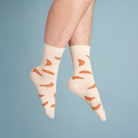 Chaussettes Croissant Coucou Suzette porté