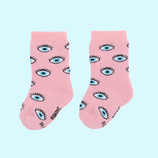 Chaussettes enfant Œil Coucou Suzette porté