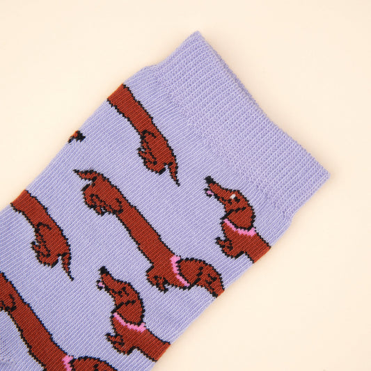 Chaussettes enfant Teckel Coucou Suzette porté