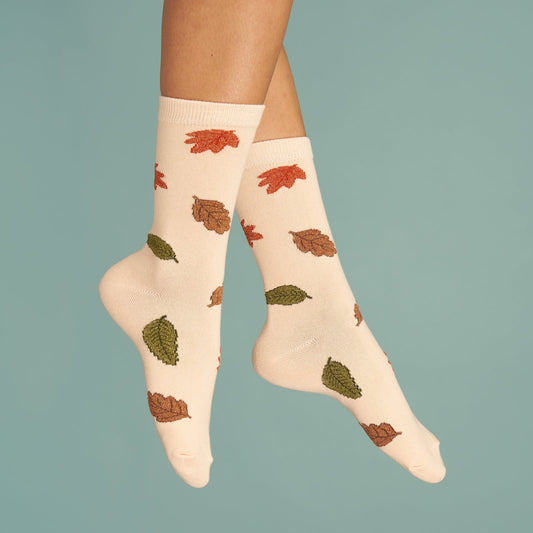 Chaussettes Feuilles d’automne Coucou Suzette – vue complémentaire 2