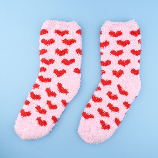 Chaussettes Moumoute Coeur Coucou Suzette porté