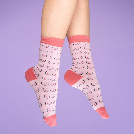 Chaussettes Seins blancs Coucou Suzette vue 2