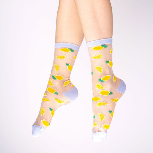 Chaussettes transparentes Citron Coucou Suzette vue 2