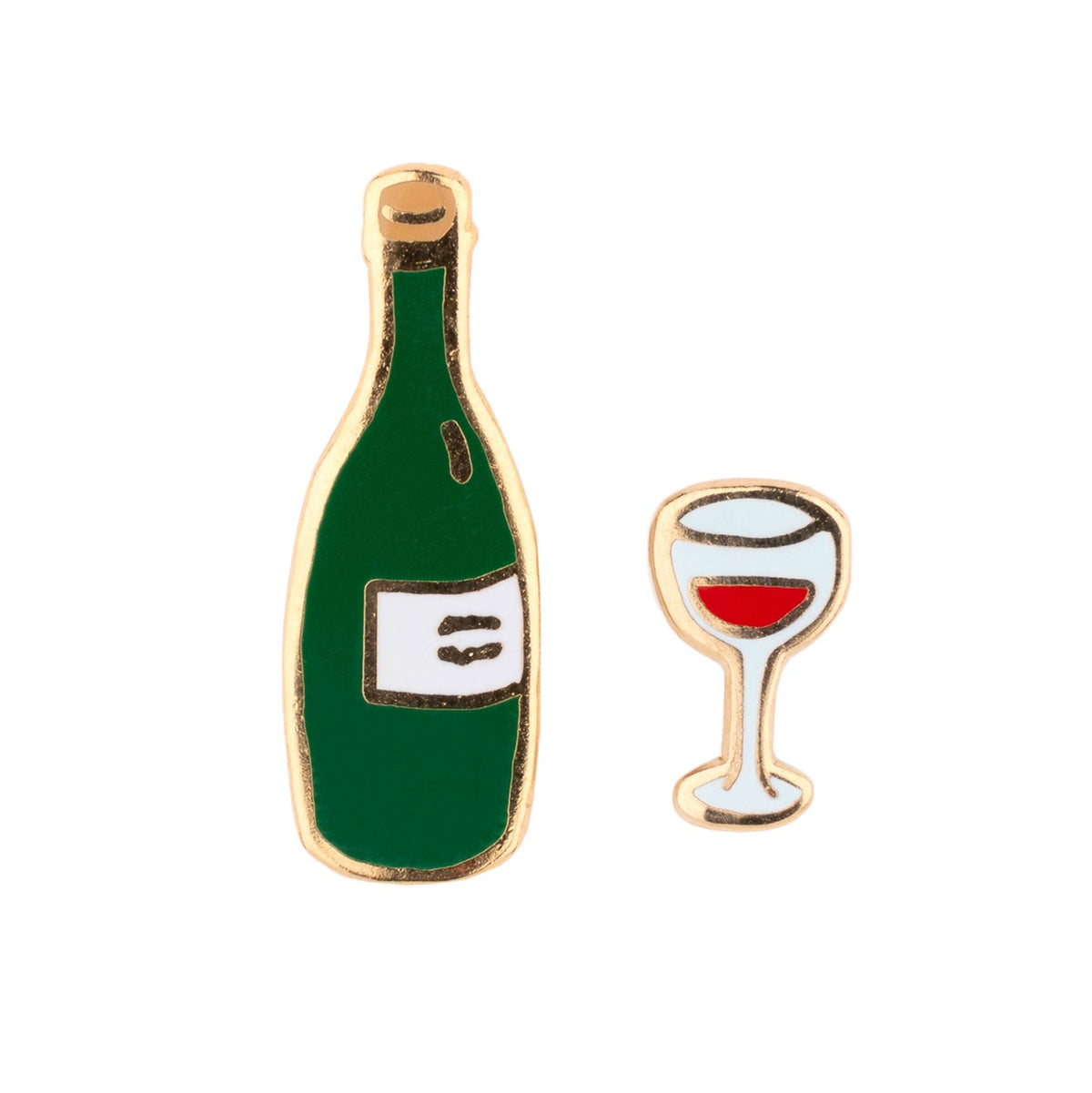 Lot de 2 pin's Vin - vue 4