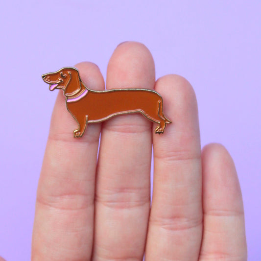 Pin's Teckel Coucou Suzette - vue 2