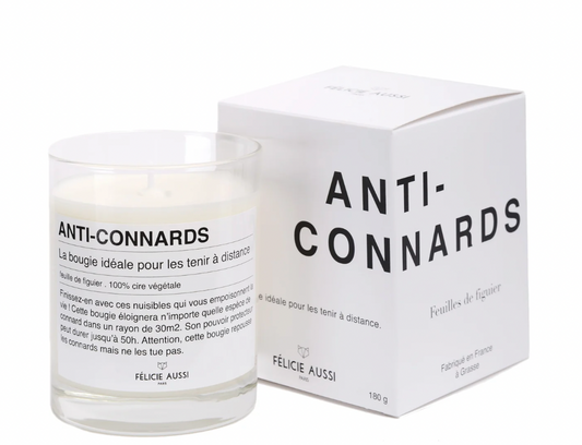 Bougie Anti-Connards - Feuille de figuier - Félicie Aussi vue produit 2