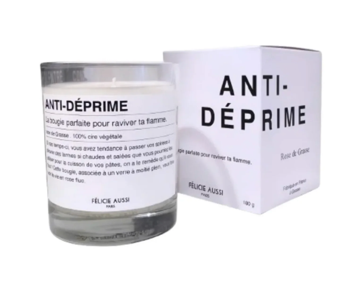 Bougie Anti-Déprime - Rose de Grasse - Félicie Aussi vue produit