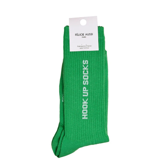 Chaussettes Hook Up Vert herbe - 40/45 Félicie Aussi