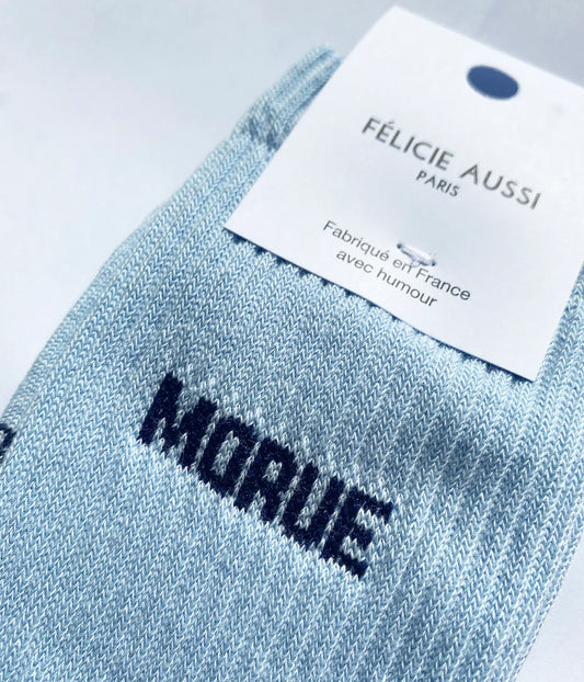 Chaussettes Morue Bleu - 36/40 Félicie Aussi