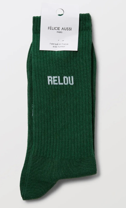 Chaussettes Relou Vert - 40/45 Félicie Aussi