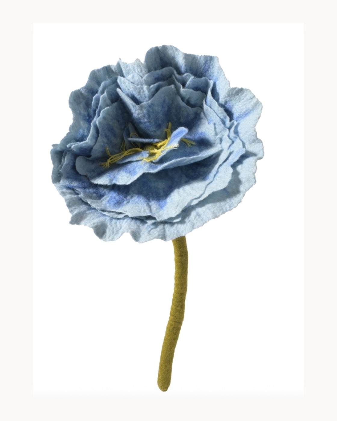 Grande pivoine en laine – vue principale 4:5