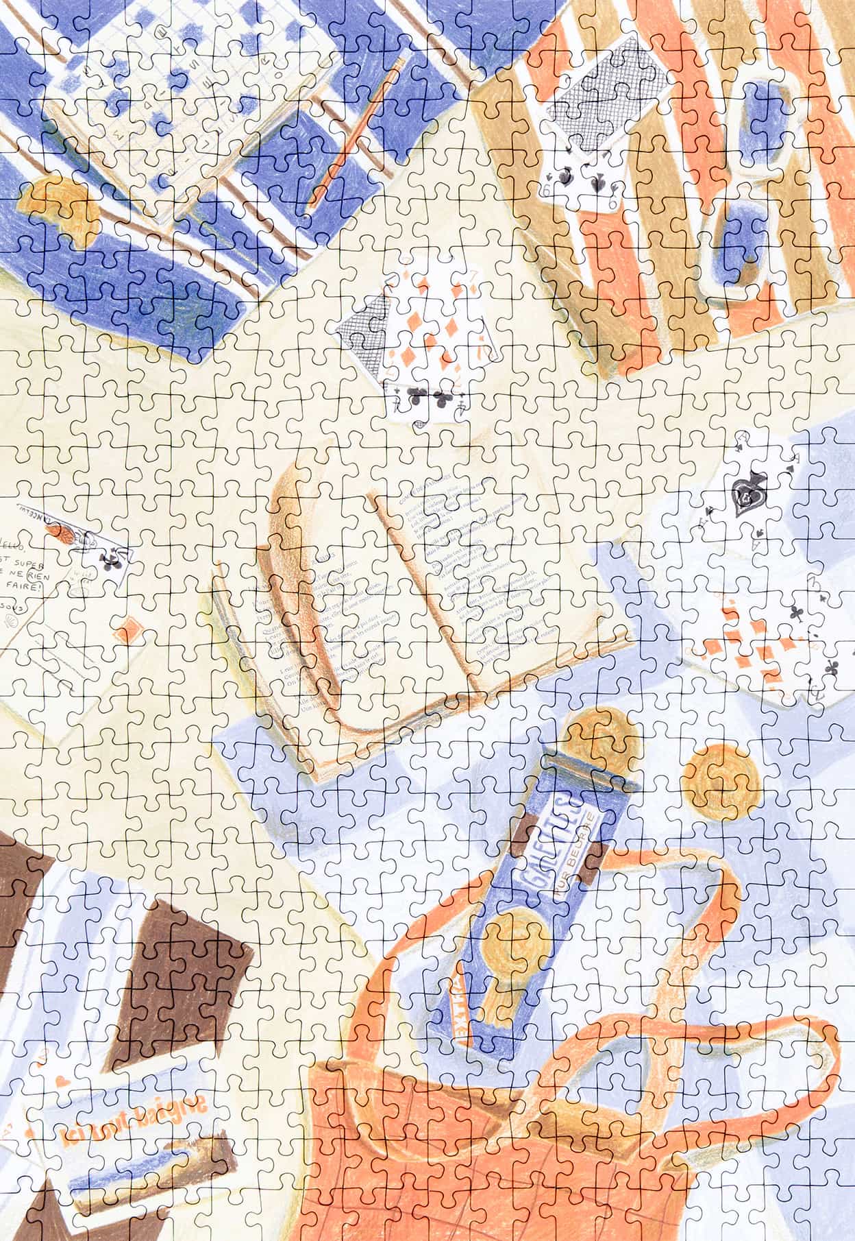 Puzzle 500 pièces Du sable entre les pages fabriqué en France