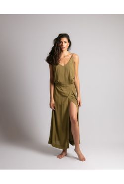 Robe Longue Faustina Earth