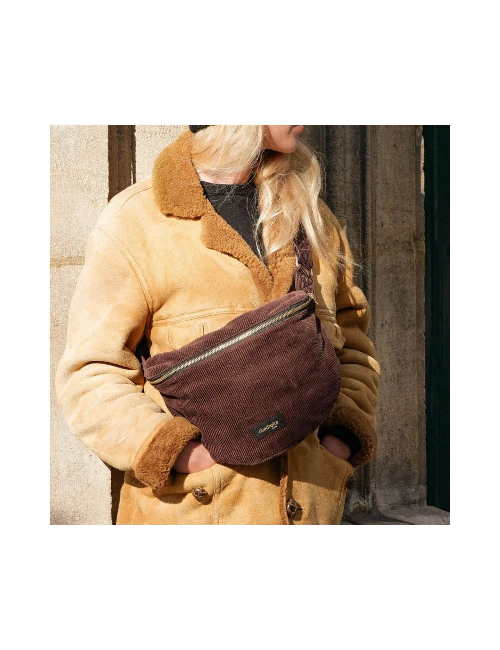 Sac banane femme Velours - Plusieurs coloris