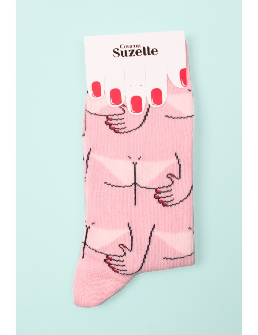 Coucou Suzette - Chaussettes ― Main aux fesses