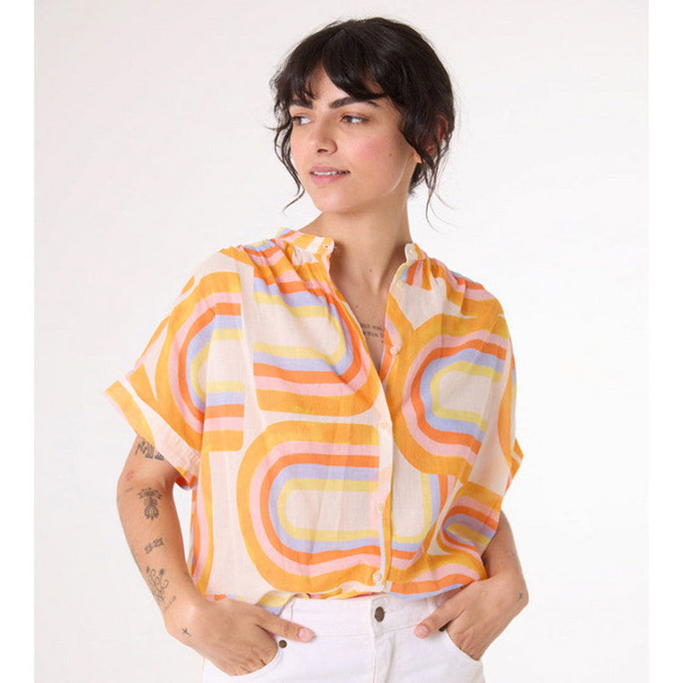 Blouse Louison Rainbow Sacrécoeur portée