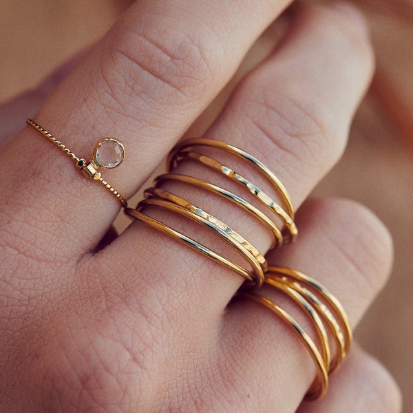 Bague Nomades quatre anneaux BDM Studio