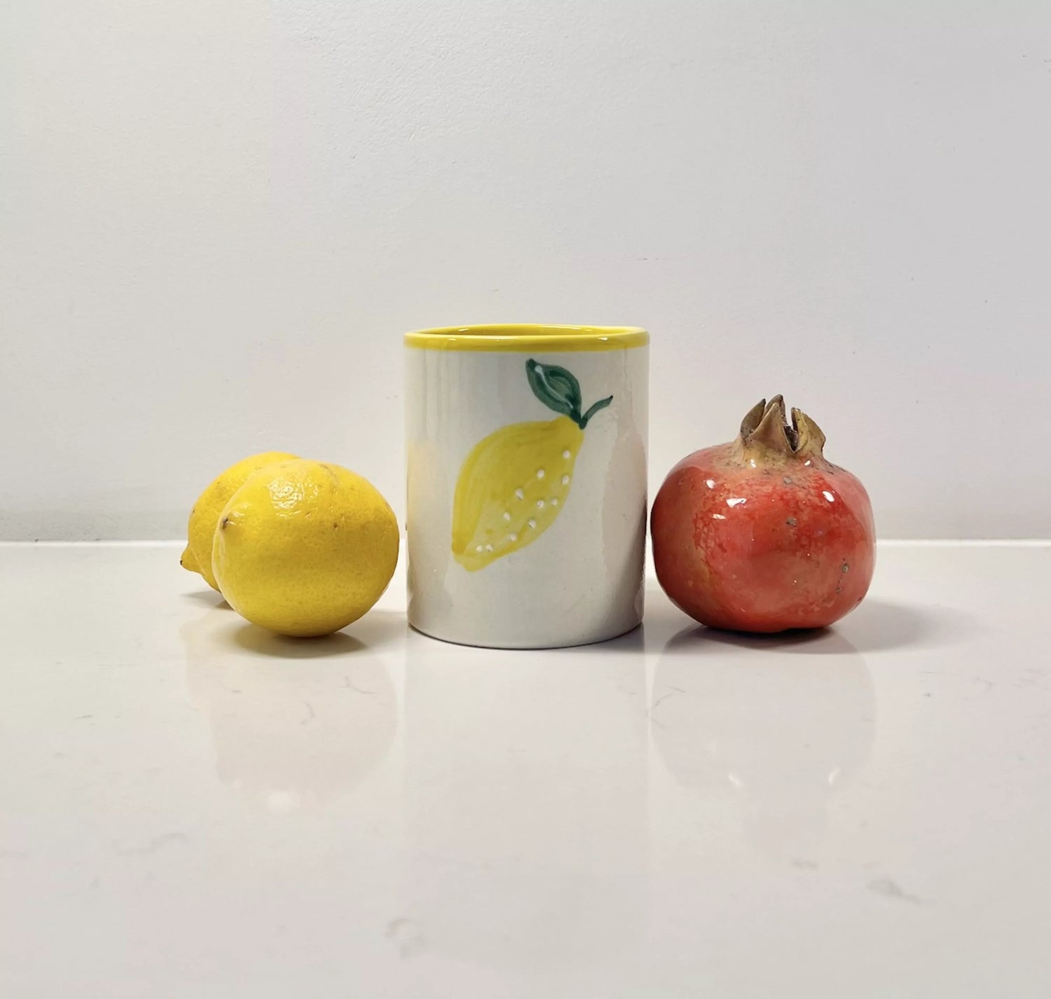 Collection Kult chez Mamamushi – bougie en céramique Citron basilic