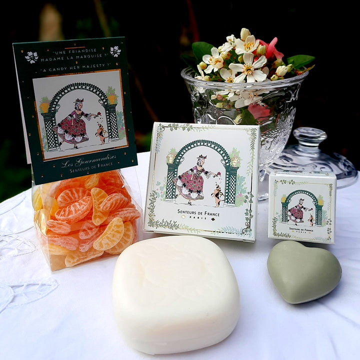 Collection Senteurs de France chez Mamamushi – savonnettes et écrins illustrés