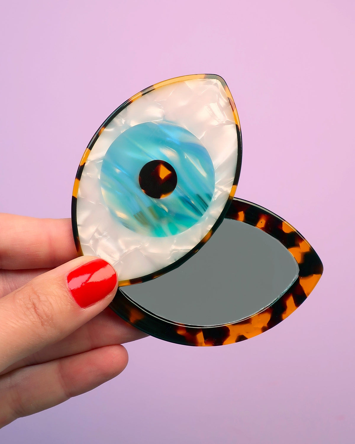 Miroir de poche Œil bleu – Coucou Suzette – image principale 4:5