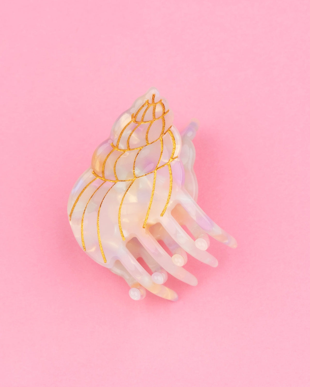 Mini pince à cheveux Coquillage – Coucou Suzette – image principale 4:5