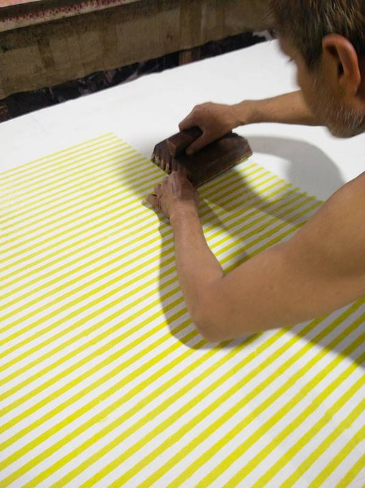 Chemise Penelope yellow stripes