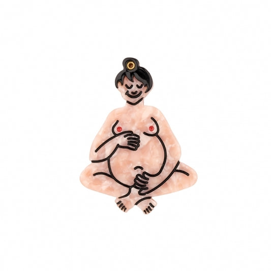Miroir Femme Enceinte (noire ou blanche)