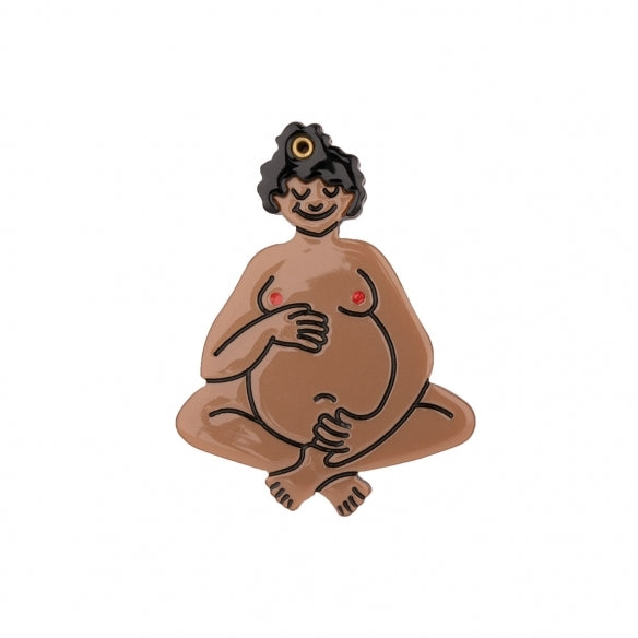 Miroir Femme Enceinte (noire ou blanche)