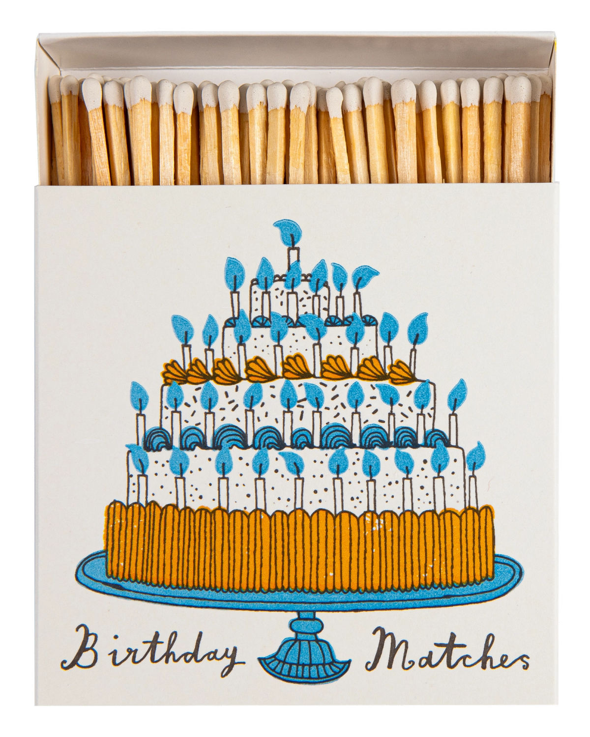Boîte d’allumettes Birthday Cake Archivist Gallery avec gâteau