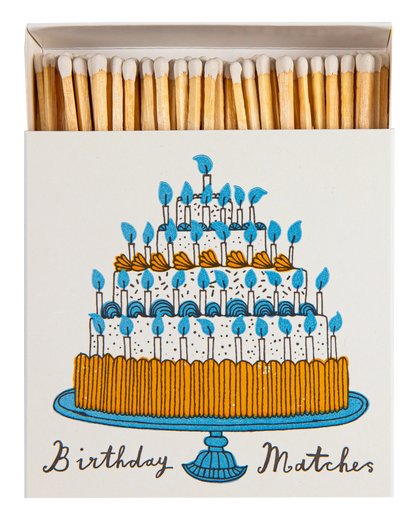 Boîte d’allumettes Birthday Cake Archivist Gallery avec gâteau