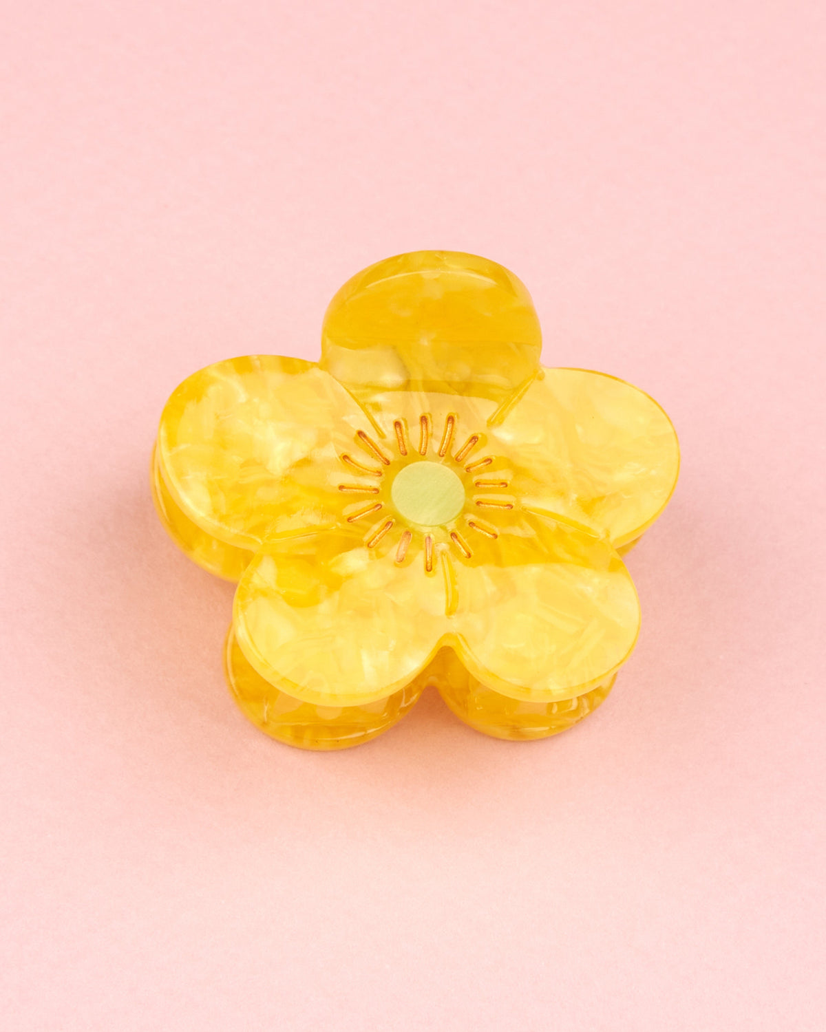 Mini pince à cheveux Bouton d’or – Coucou Suzette – image principale 4:5