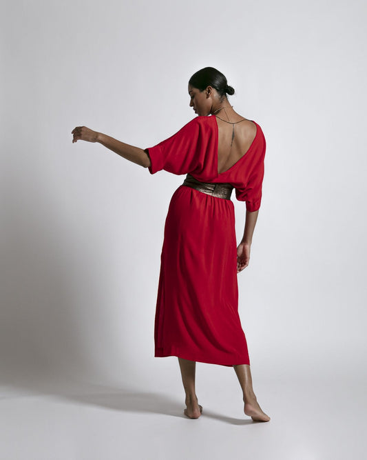 Robe Longue Buckley Rouge Apple
