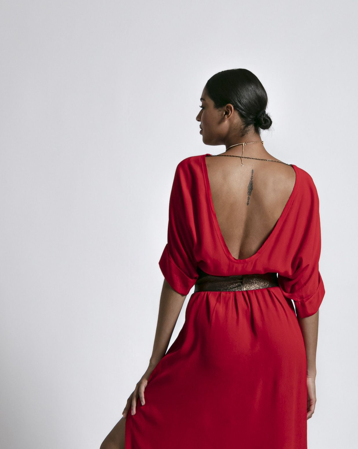 Robe Longue Buckley Rouge Apple
