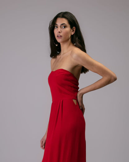 Robe longue Balou Rouge