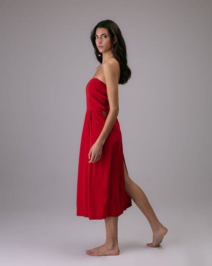 Robe longue Balou Rouge