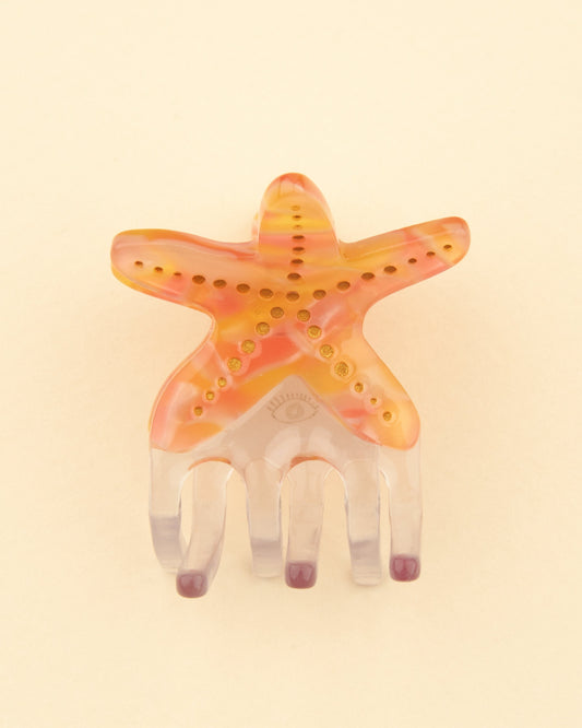 Mini pince à cheveux Étoile de mer – Coucou Suzette – image principale 4:5