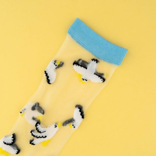 Chaussettes Transparentes Mouette