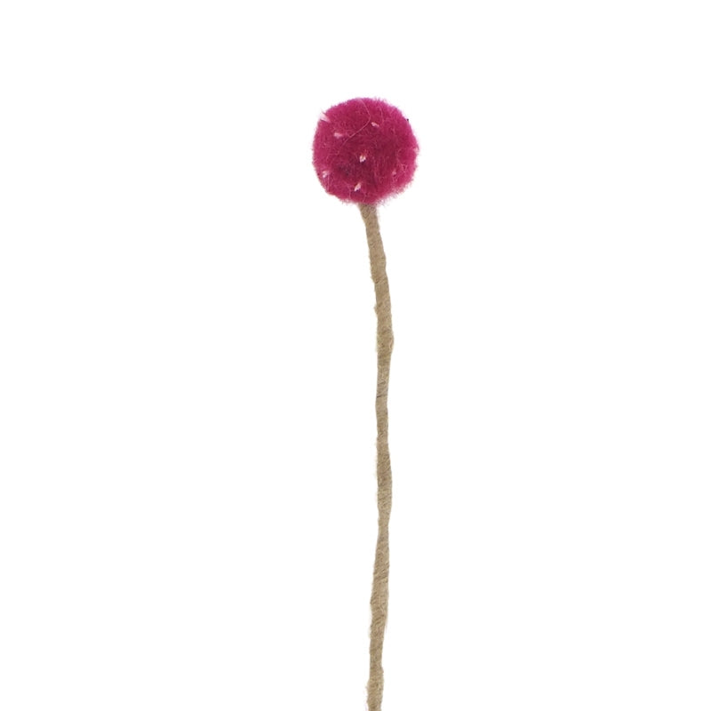 Fleur en laine bouillie (au choix)