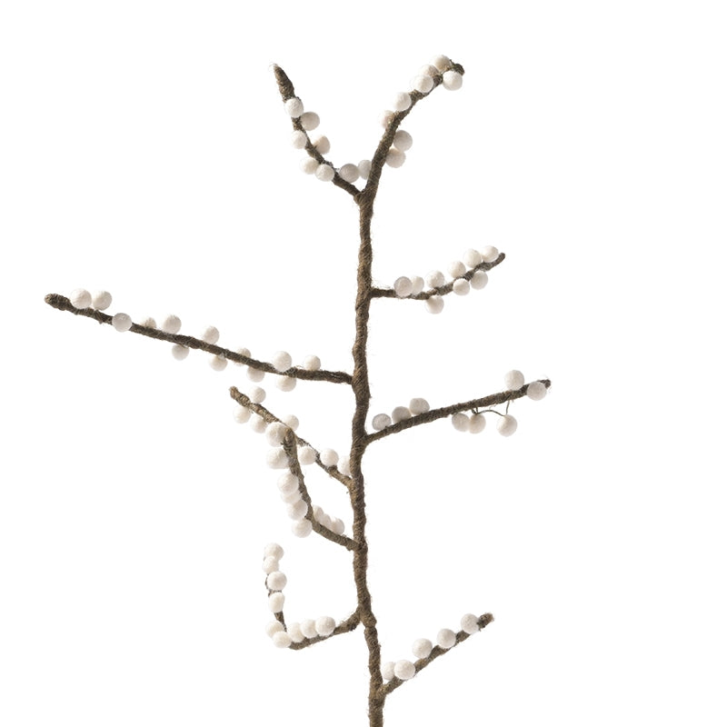 Fleur en laine bouillie (au choix)